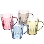 Кружка пластиковая 500мл Конусная, микс цветов