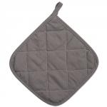 Прихватка квадратная 20х20, саржа, 100 % хлопок 'Графит ОП'