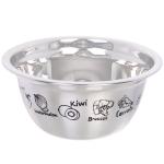 Миска из нержавеющей стали 0,5л 14*6,5см с рисунком