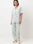 №Е20153 Пижама с брюками Журавли