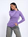 Водолазка женская, рибана (01044, сиреневый)