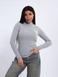Водолазка женская, рибана (01044, Вар.1 серый)