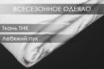 Одеяло Зефир заменитель лебяжьего пуха тик п/э Реноме