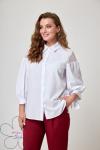 Блуза ANELLI 997 белый с сеткой