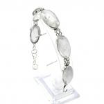 Браслет горный хрусталь, 19см.