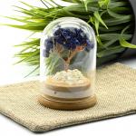 Дерево счастья с лазуритом в стеклянной колбе 53*53*75мм.