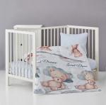 КПБ детский перкаль (нав.40*60) Лунный мишка БДА