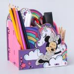 Органайзер для канцелярии, 14?14?16 см, «Минни Маус и единорог»