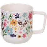 Кружка керамическая 390мл Цветочный рай, микс рисунков