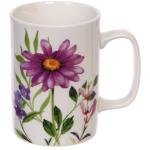 Кружка керамическая 400мл Летние цветы, микс рисунков