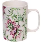 Кружка керамическая 400мл Мелодия цветов, микс рисунков