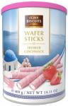 Вафельные трубочки Feiny Biscuits с клубничной начинкой 400 гр