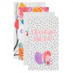 Набор кухонных полотенец Доляна «Пасхальные зайчики» 35?60 см-4 шт., 100% хлопок, вафля 160 г/м?