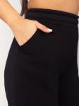 Брюки женские футер начес 3-х нитка пенье "РОКСИ" ЧЕРНЫЙ