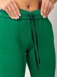 Брюки женские футер начес 3-х нитка пенье "РОКСИ" ЗЕЛЕНЬ