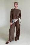 Брюки  WOOL042/04/Коричневый