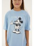 Футболка "Мышка" голубой Девочка