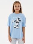 Футболка "Мышка" голубой Девочка