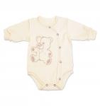 Милый мишка  боди со смещенной застежкой