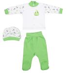 Комплект Юнга (кофточка+ползунки+шапочка)