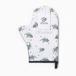 Варежка-прихватка Этель Snow fun, 20?28 см, саржа, 100% хлопок, ватин 250 г/м?