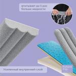Насадки для плоской швабры Future Alp 4 clean system, 2 шт, 40,5?11,5 см