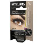 краска д/бровей и ресниц крем-хна цвет черный 2/2мл