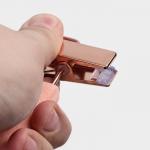 Вешалка для брюк и юбок LaDо?m Rose Gold, 33?3?12 см, покрытие вельвет, розовая