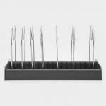 Держатель кухонный для крышек, сковородок и кастрюль Доляна,56?20.4?14.7 см, серый