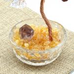 Дерево счастья из камней самоцветов в горшочке с кристаллами 85*85*115мм