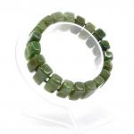 Браслет из Нефрита "7 жила" прямоугольник 8*15мм, 44,5г