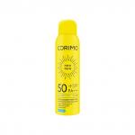 Corimo Солнцезащитный Спрей для лица и тела с гиалуроновой кислотой SPF 50+ 150мл