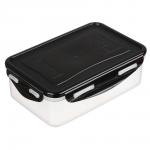 Контейнер герметичный для СВЧ с защелками, 1,1л, 205х135х67мм, пластик