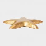 Блюдо для фруктов Доляна «Морская звезда», 33?33 см, золотистое