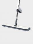 Швабра с отжимом, противоударная, со сгоном, стальная ручка, 2 профессиональные насадки, 36?11?130 см