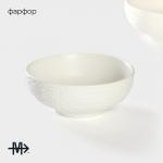 Набор салатников Magistro Lofty, 2 предмета: 300 мл, d=12 см, фарфор, белый