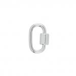 "Zlatka" Замок "карабин" декоративный "овал" FMK-V03 12 х 18 мм 5 х 1 шт