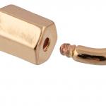 "Zlatka" Замок "карабин" декоративный "звезда" FMK-V04 26 х 26 мм 5 х 1 шт