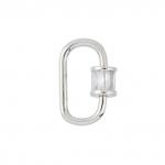 "Zlatka" Замок "карабин" декоративный "овал" FMK-V01 14 х 21 мм 5 х 1 шт