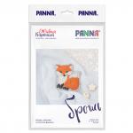 Набор для вышивания "PANNA" "Живая картина" JK-2219 "Брошь. Лисичка"