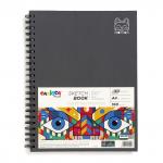 "Carioca Plus" Скетчбук для рисования карандашами, мелками и маркерами A4 160  г/м2 160  г/м2 на спирали 40 л.
