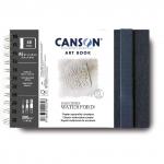 "Canson" ART BOOK Скетчбук на спирали по корот.стороне A5 300  г/м2 на спирали 20 л.