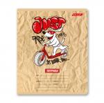 "Светоч" 12ТЕТк-003 Тетрадь ученическая школьная, выборочный лак, A5 12 л. на скобе 65 г/кв.м , белизна 100 \% 25 шт. клетка