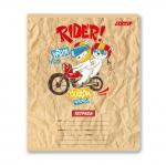 "Светоч" 12ТЕТк-003 Тетрадь ученическая школьная, выборочный лак, A5 12 л. на скобе 65 г/кв.м , белизна 100 \% 25 шт. клетка