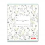 "Светоч" 12ТЕТк-003 Тетрадь ученическая школьная, выборочный лак, A5 12 л. на скобе 65 г/кв.м , белизна 100 \% 25 шт. клетка