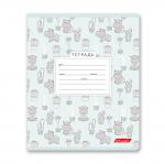 "Светоч" 12ТЕТк-003 Тетрадь ученическая школьная, выборочный лак, A5 12 л. на скобе 65 г/кв.м , белизна 100 \% 25 шт. клетка