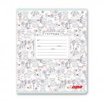 "Светоч" 12ТЕТк-003 Тетрадь ученическая школьная, выборочный лак, A5 12 л. на скобе 65 г/кв.м , белизна 100 \% 25 шт. клетка