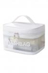 Kristaller Косметичка Washbag suitcase, белый KRISTALLER, 1111167
