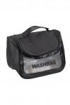 Kristaller Косметичка женская Washbag zippered envelope, чёрный KRISTALLER, 1111146