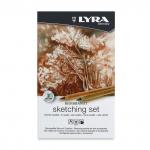 "LYRA" Набор художественных карандашей REMBRANDT SKETCHING SET 11 пред. ( в металлической упаковке )